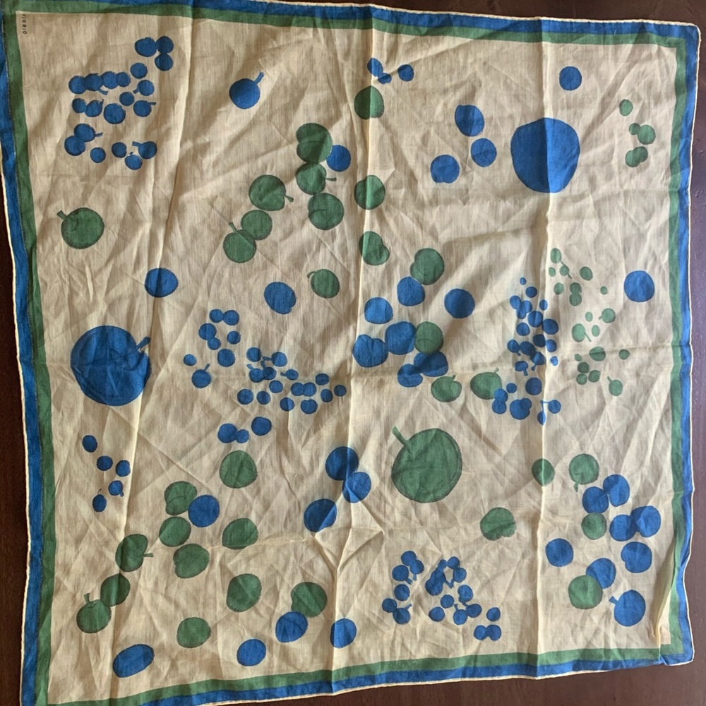 Fiorio vintage cotton men’s pocket square